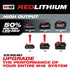 Paquete de baterías de capacidad extendida Milwaukee 48-11-1852 M18™ REDLITHIUM™ XC de 5,0 Ah (2 piezas)