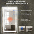 36 x 28 Inch Center Glow LED Bathroom Mirror