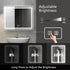 Compact Center Glow LED Bathroom Mirror