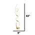 Amsterdam LED Dimmable 63" Floor Lamp // Sandy Gold