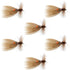 Hornberg Special Trout and Bass Streamer or Dry Fly - 6 Flies - Hook Size 10