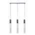 Acrylic Cylinder Chandelier // 3 Light