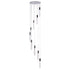 Acrylic Cylinder Chandelier // 9 Light