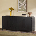 Aparador curvo moderno con mueble para TV Chantelle