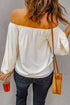 All-Occasion White Off-Shoulder Top