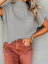 Soft and Stretchy Mock Neck T-Shirt