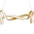 Munich LED Horizontal Chandelier // Gold