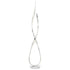 Vienna LED 55" Tall Floor Lamp // Chrome