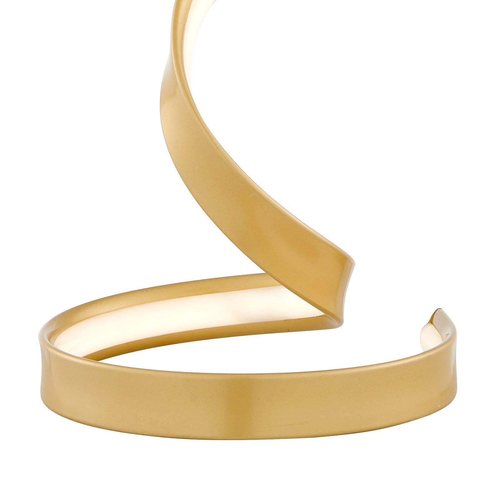 Lámpara de mesa Hamburg Gold // Tira de LED e interruptor regulable