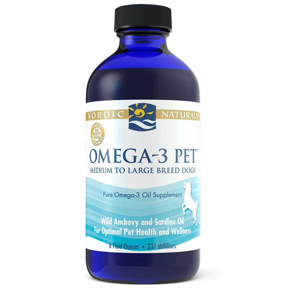 Nordic Naturals Pet Omega-3 - 237 ml (8 onzas líquidas), suplemento de aceite de pescado