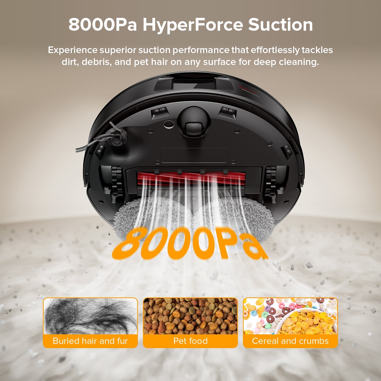 Roborock QV 35A Robot Vacuum with Multifunctional Dock
