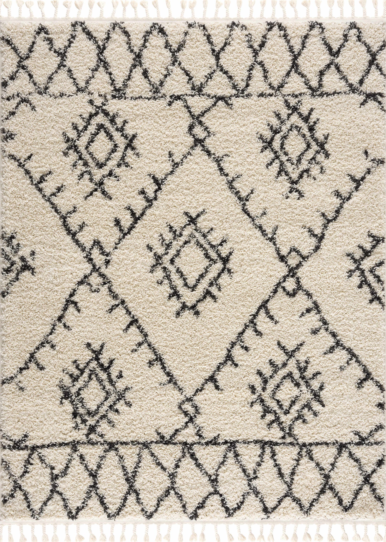 Emlenton Berber Shag con borlas - Liquidación
