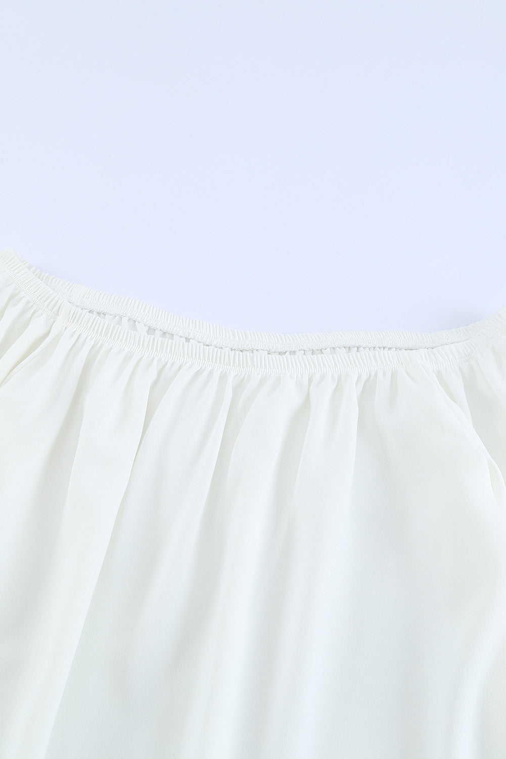 Chic White Off-Shoulder Top