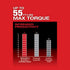 Trinquete de alcance extendido Milwaukee 2560-20 M12 FUEL™ de 3/8 pulg.