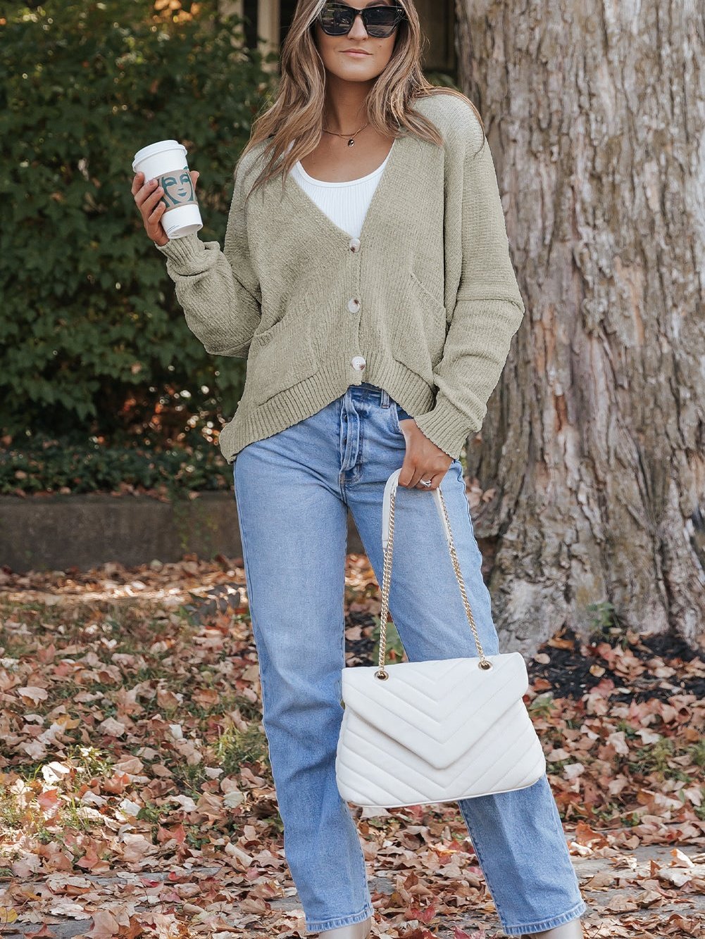 Lightweight Viscose Cardigan