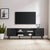 Colección de muebles de TV angulares de estilo moderno de mediados de siglo de Noah