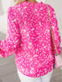 Loose-Fitting Floral Blouse