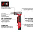 Kit expansor Milwaukee 2532-22 M12 FUEL™ ProPEX® con cabezales expansores RAPID SEAL™ ProPEX® de 1/2" a 1"