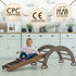 3 in 1 Montessori Climbing Set: Climbing Arch + Slide Board + Cushion – Chocolate