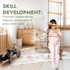 3 in 1 Swing & Climbing Set: Rope Ladder, Gym Rings & Disc Swing