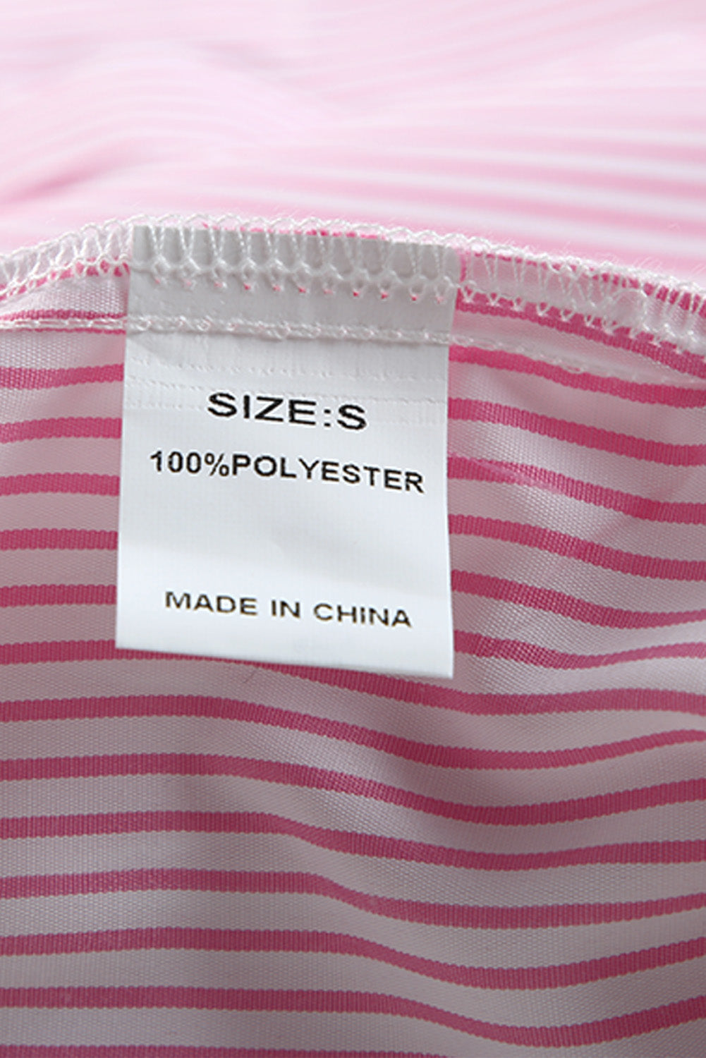 Women's Striped V-Neck Denim Shirt