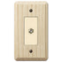 Contemporary Unfinished Ash Wood - 1 Cable Jack Wallplate