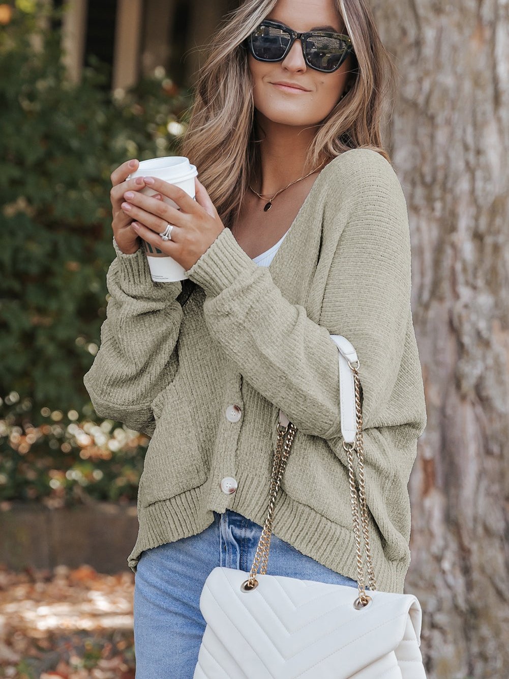 Lightweight Viscose Cardigan