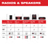 Altavoz inalámbrico para el lugar de trabajo Milwaukee 2891-20 M18™/M12™