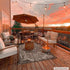 Alfombra Kilmacolm color carbón para interior y exterior - Liquidación