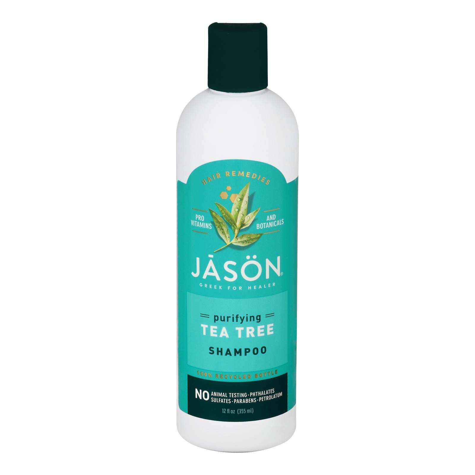 Champú purificante de árbol de té de Jason Natural Products - 30 ml