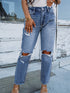 Relaxed Fit Ripped Jeans