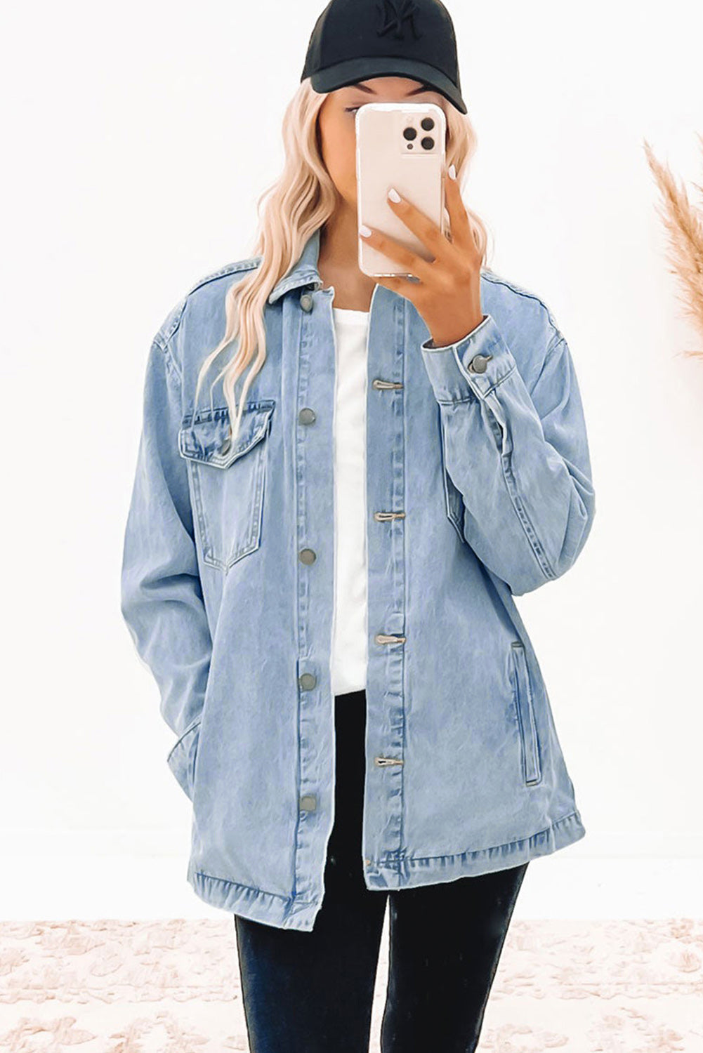 Two-Tone Denim Jacket