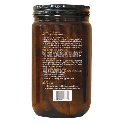 For The Biome - Stress Therapy 7 Flower - T-Flower Infusion (10 Bags)