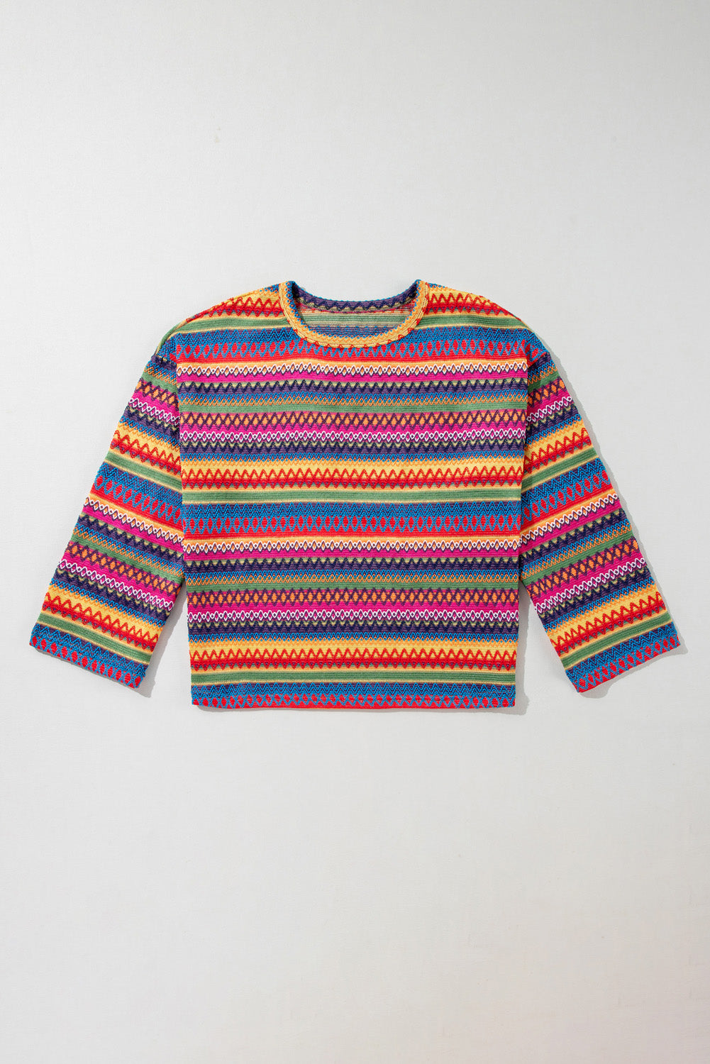 Vibrant Knit Pullover