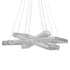 Lámpara de araña LED Crystal Elegance // 3 rectángulos