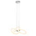 Daisy LED Adjustable Chandelier // Chrome