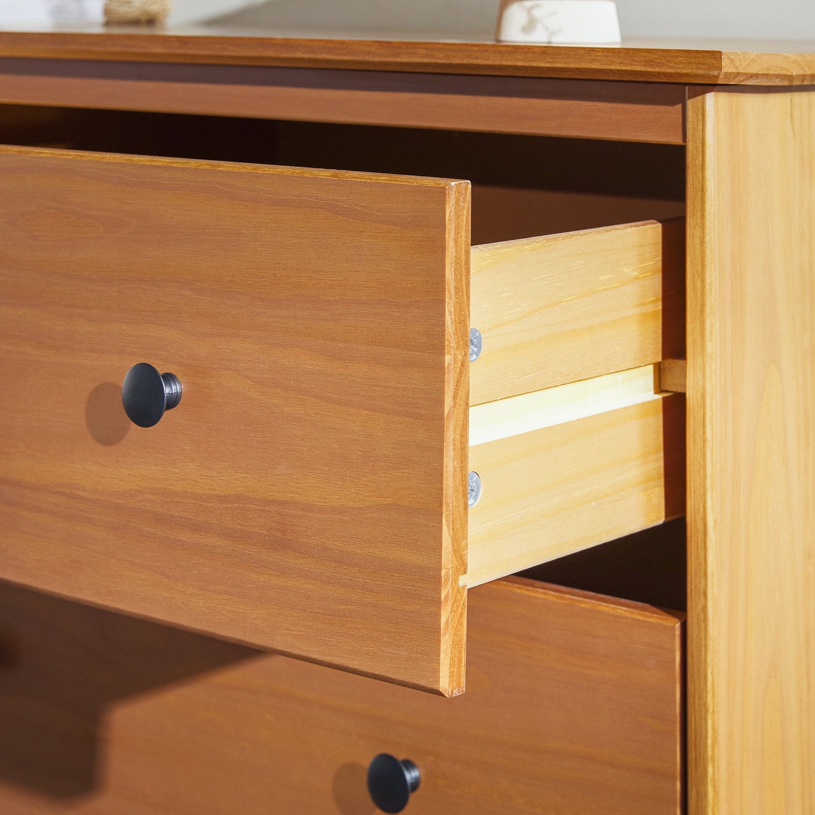 Cómoda de transición de madera maciza Spencer
