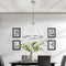 Victory 8 Light Chandelier //  Chrome