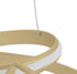 Lámpara de araña LED regulable Oslo // Oro