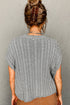 Chunky Cable Knit Top