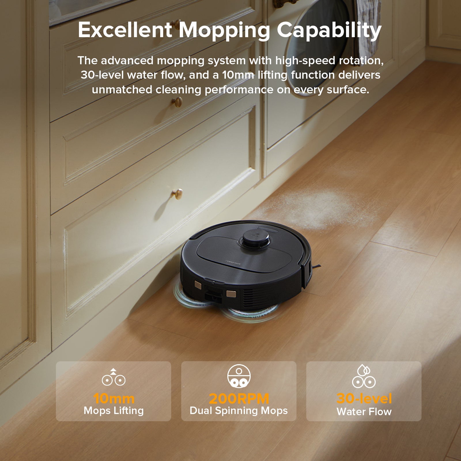 Roborock QV 35A Robot Vacuum with Multifunctional Dock