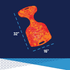 WOW Watersports Vacation Mode Molded Foam Saddle Seat