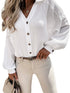 Relaxed Fit Long Sleeve Button-Up