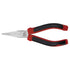 Teng Tools 6 Inch Long, Straight Jaws TPR Grip Flat Nose Pliers - MB464-6T