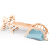 4 in 1 Montessori Climbing Set: Pikler Triangle, Arch, Slide Board, and Cushion for Toddlers (1–3 Years)