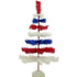 4th Of July Layered Tinsel Trees