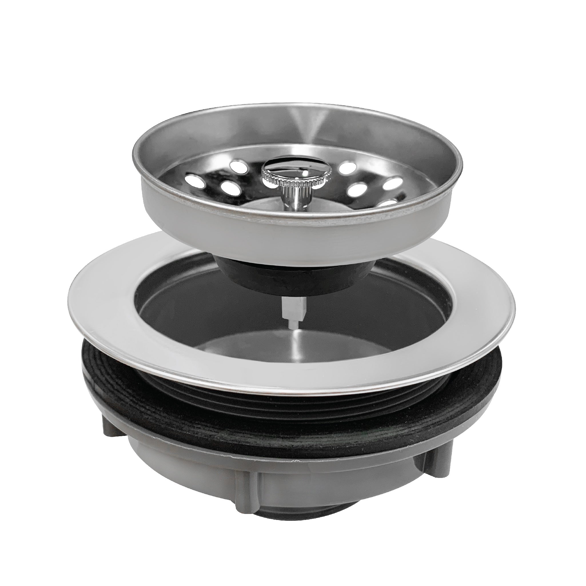 Basket Strainer Chrome Finish