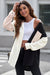Long Sleeve Contrast Panel Blouse