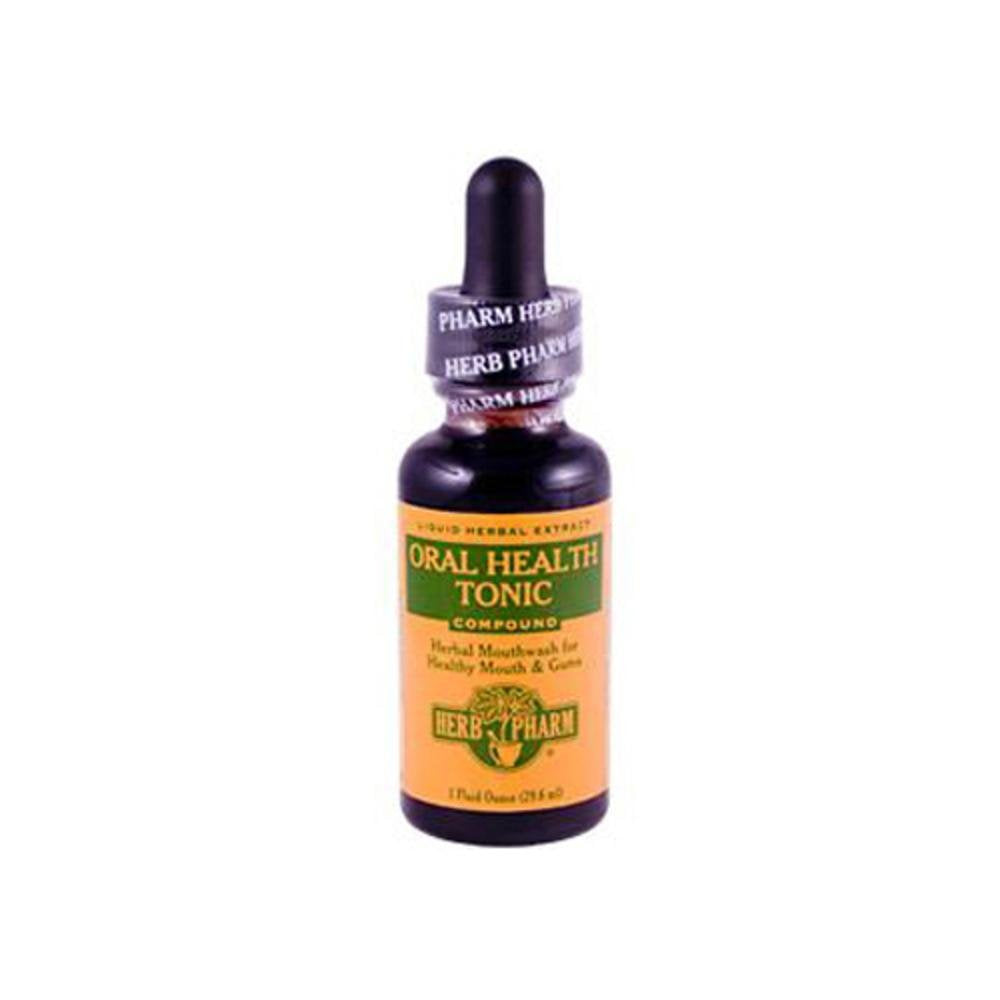 Herb Pharm Oral Health Tonic - Herbal Supplement for Gum & Tooth Health - 1 Fl Oz