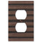 Chemal Aged Bronze Cast - 1 Duplex Wallplate